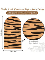 6.6FT Safari Animal Arch Backdrop Cover – 7 Patterns – Jungle & Party Decor