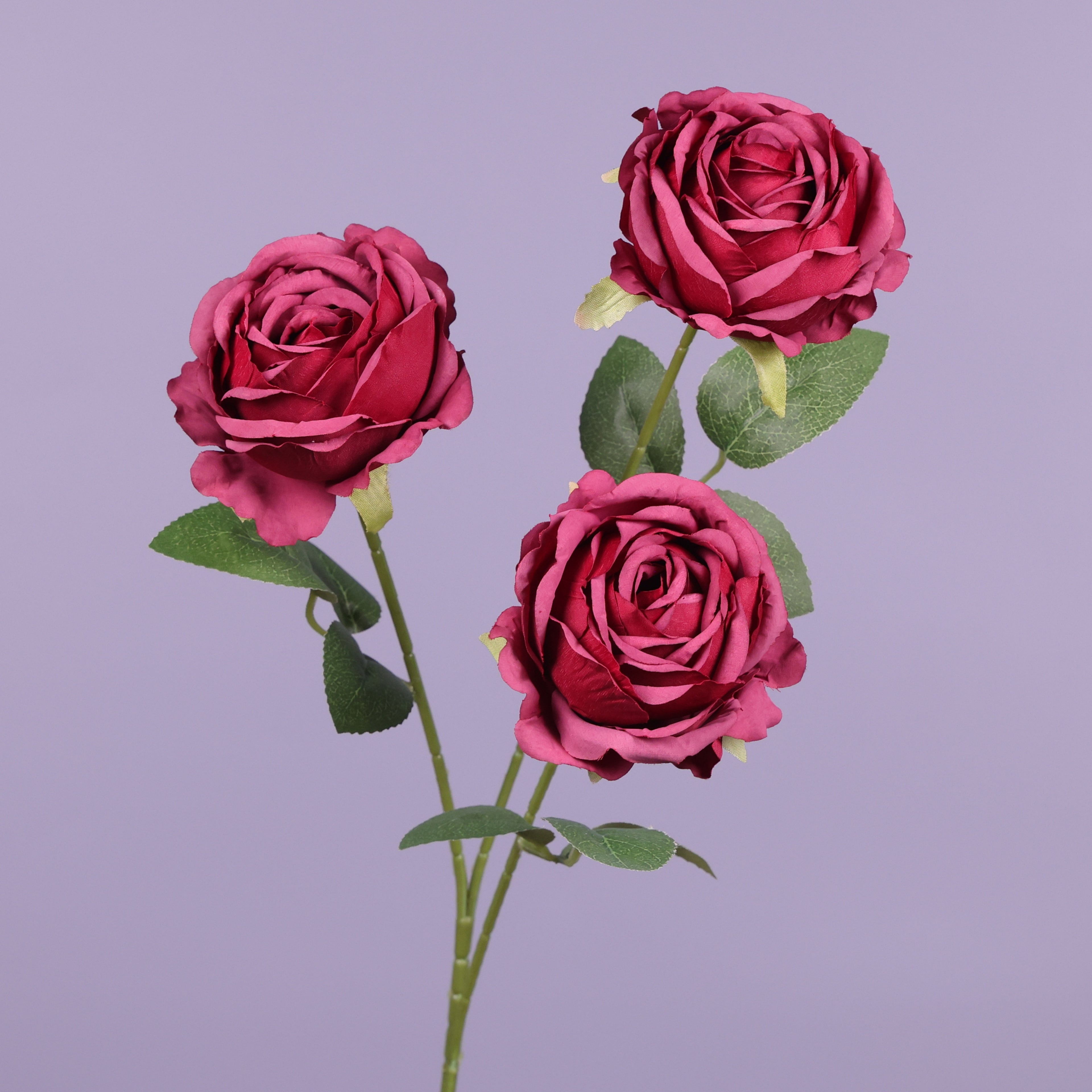 Multicolor Artificial Rose Stems – Real Touch Silk Flowers for Wedding Decoration