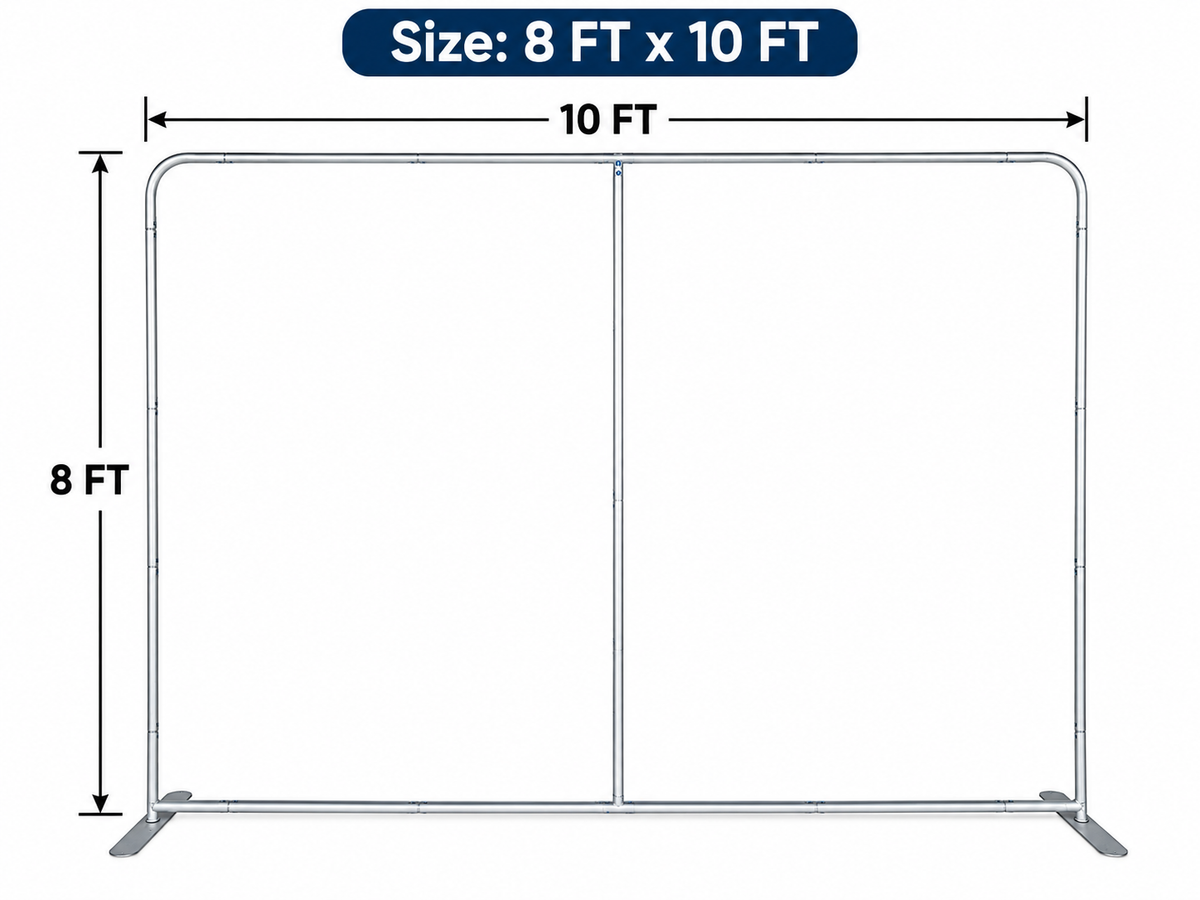 8FT x 10FT Photography Background Frame for Birthday & Party Decor