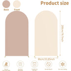 6.6FT Double-Sided Arch Backdrop Cover – 7 Colors – Wedding & Party Decor