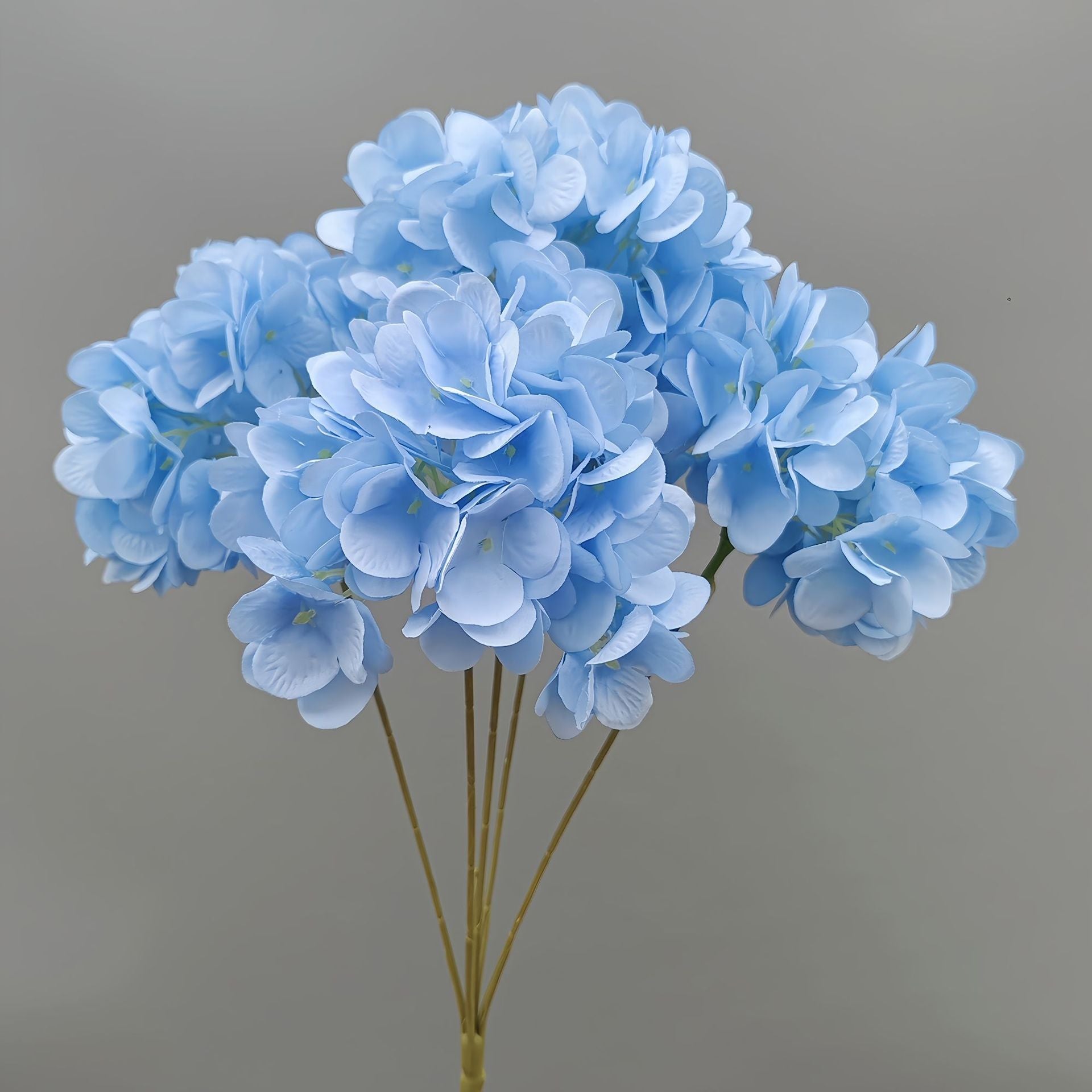 Premium Faux Hydrangea Ball Flowers – Silk Hydrangea Bush Stems for Wedding Arrangements, Event Decor & Floral Installation