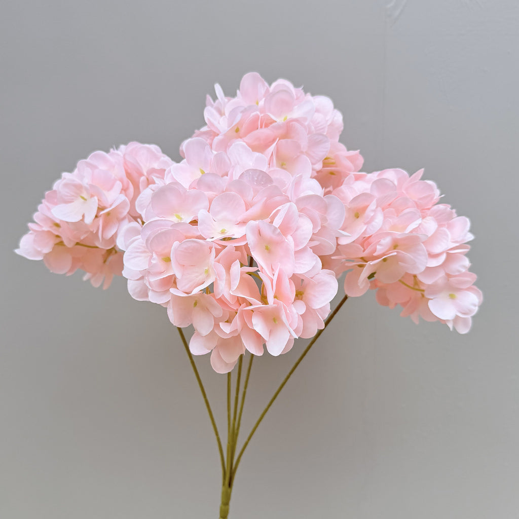 Premium Faux Hydrangea Ball Flowers – Silk Hydrangea Bush Stems for Wedding Arrangements, Event Decor & Floral Installation