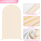 6.6FT Double-Sided Arch Backdrop Cover – 7 Colors – Wedding & Party Decor