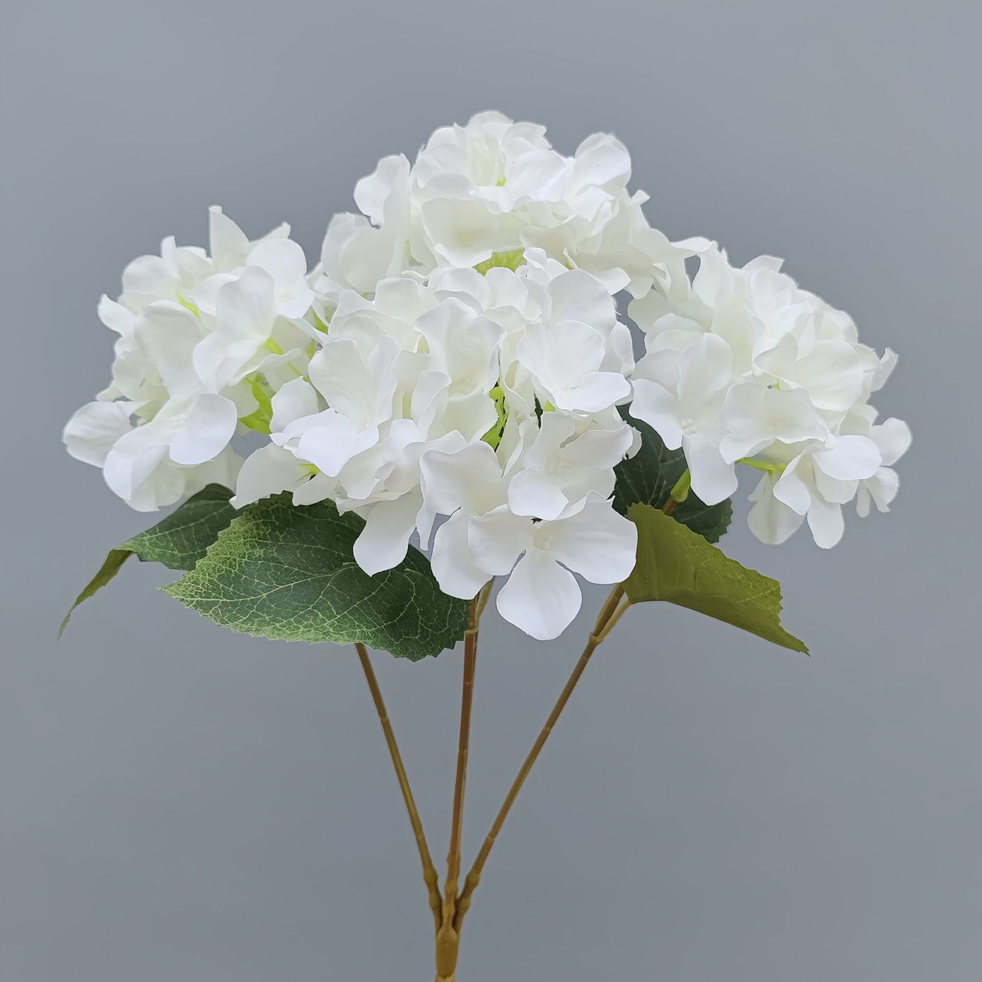 Premium Faux Hydrangea Ball Flowers – Silk Hydrangea Bush Stems for Wedding Arrangements, Event Decor & Floral Installation