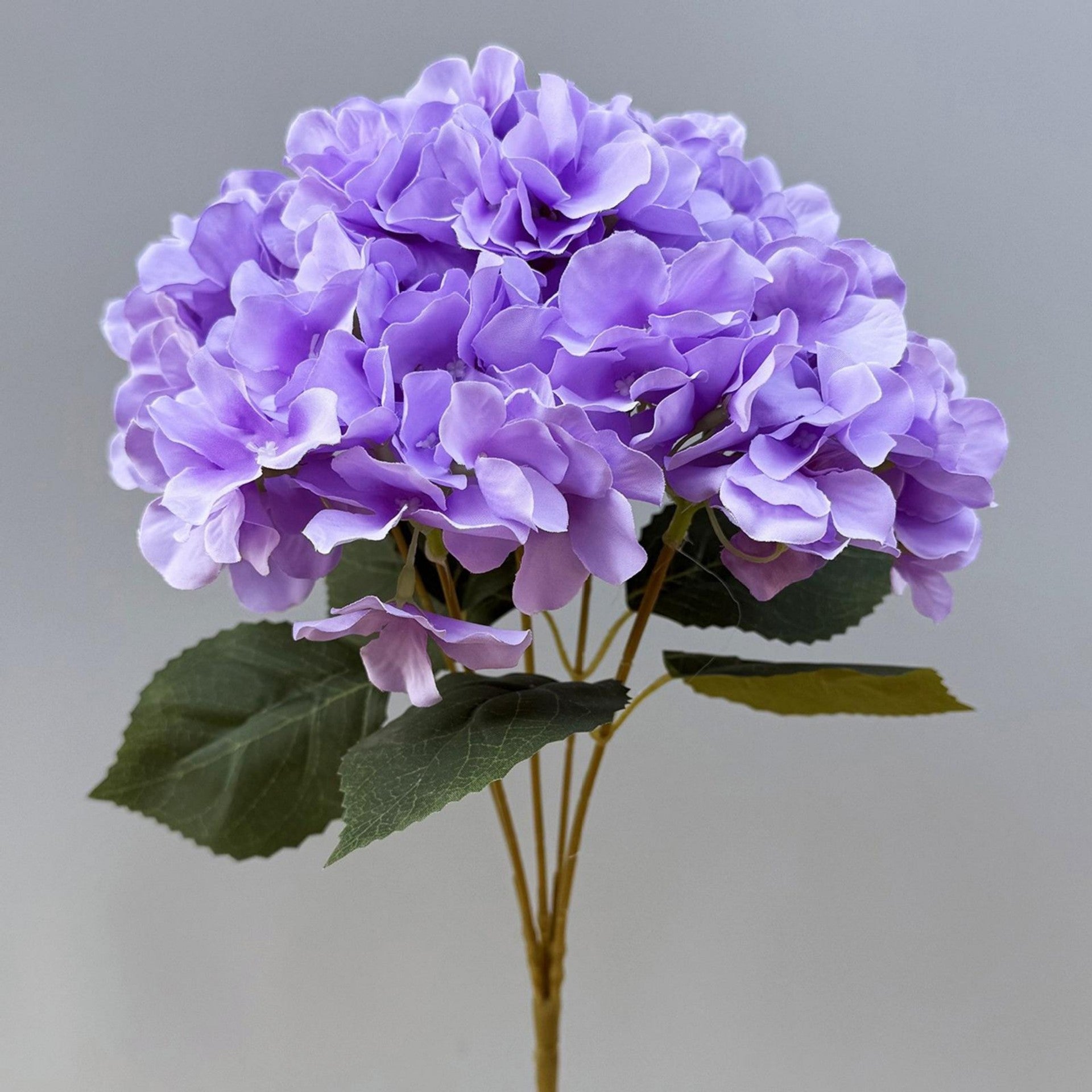 Premium Faux Hydrangea Ball Flowers – Silk Hydrangea Bush Stems for Wedding Arrangements, Event Decor & Floral Installation