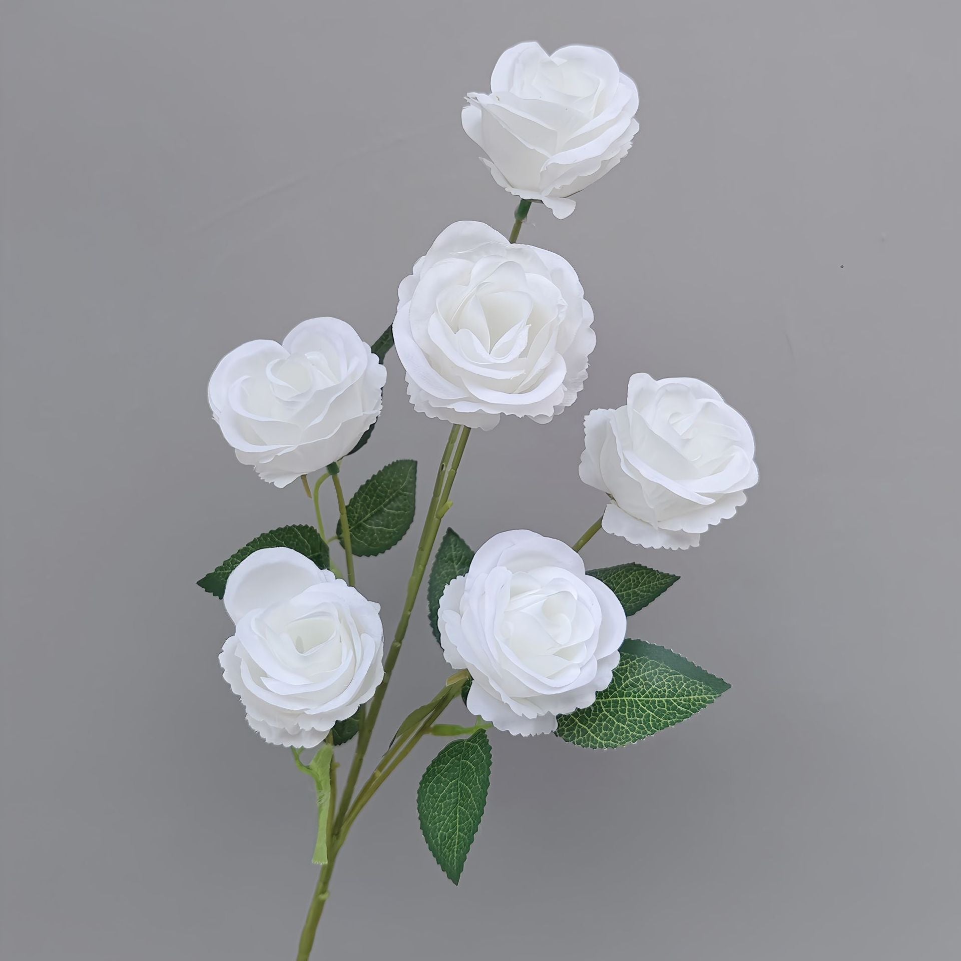White Faux Flowers Bulk Set – Artificial Hydrangea Rose Lily Peony Orchid – Wedding Event Floral Supplies