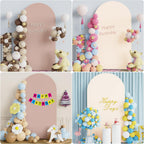 6.6FT Double-Sided Arch Backdrop Cover – 7 Colors – Wedding & Party Decor