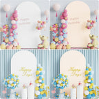 6.6FT Double-Sided Arch Backdrop Cover – 7 Colors – Wedding & Party Decor