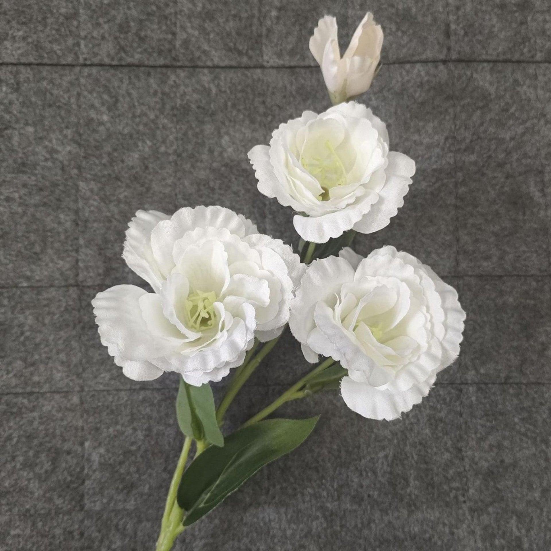 White Faux Flowers Bulk Set – Artificial Hydrangea Rose Lily Peony Orchid – Wedding Event Floral Supplies