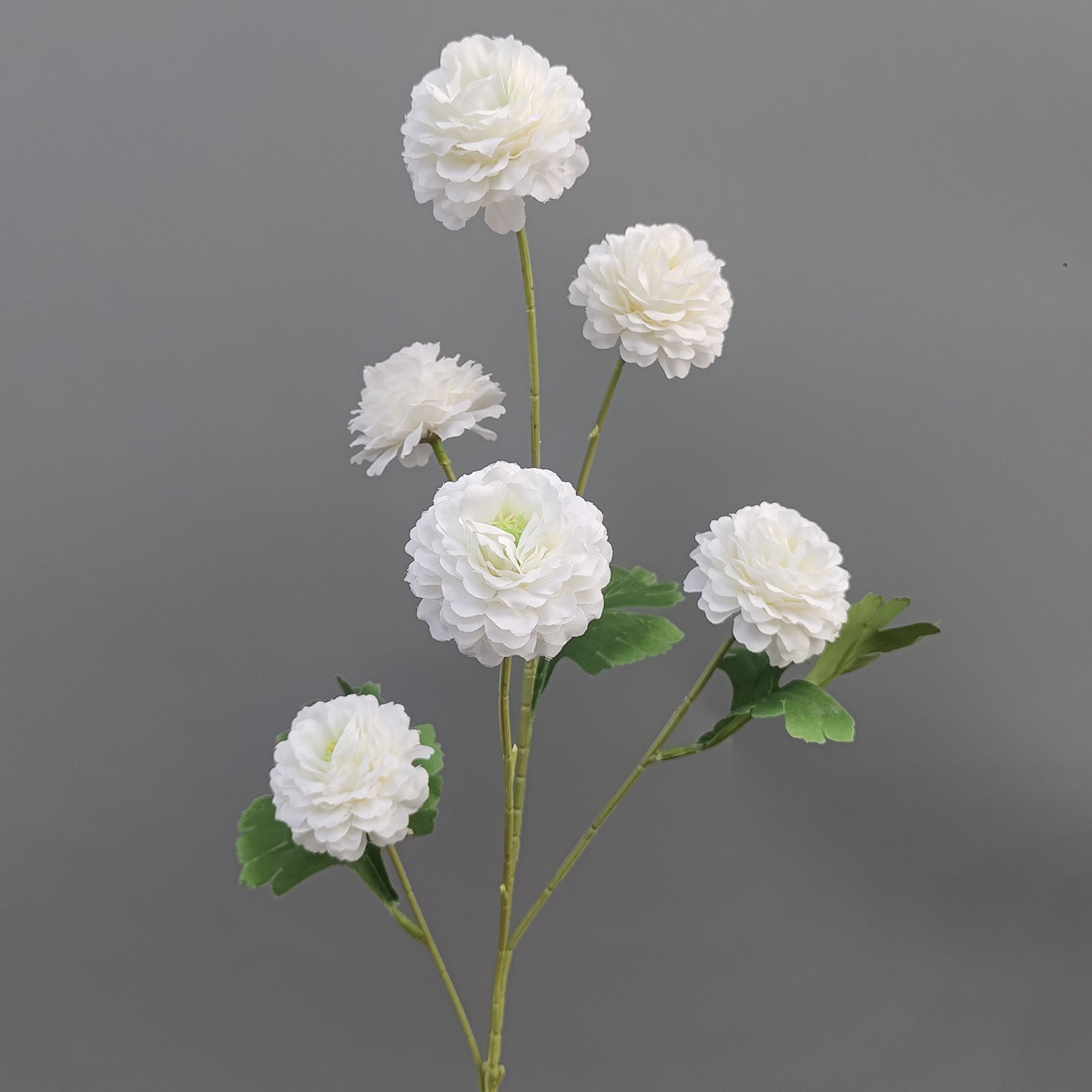 White Faux Flowers Bulk Set – Artificial Hydrangea Rose Lily Peony Orchid – Wedding Event Floral Supplies