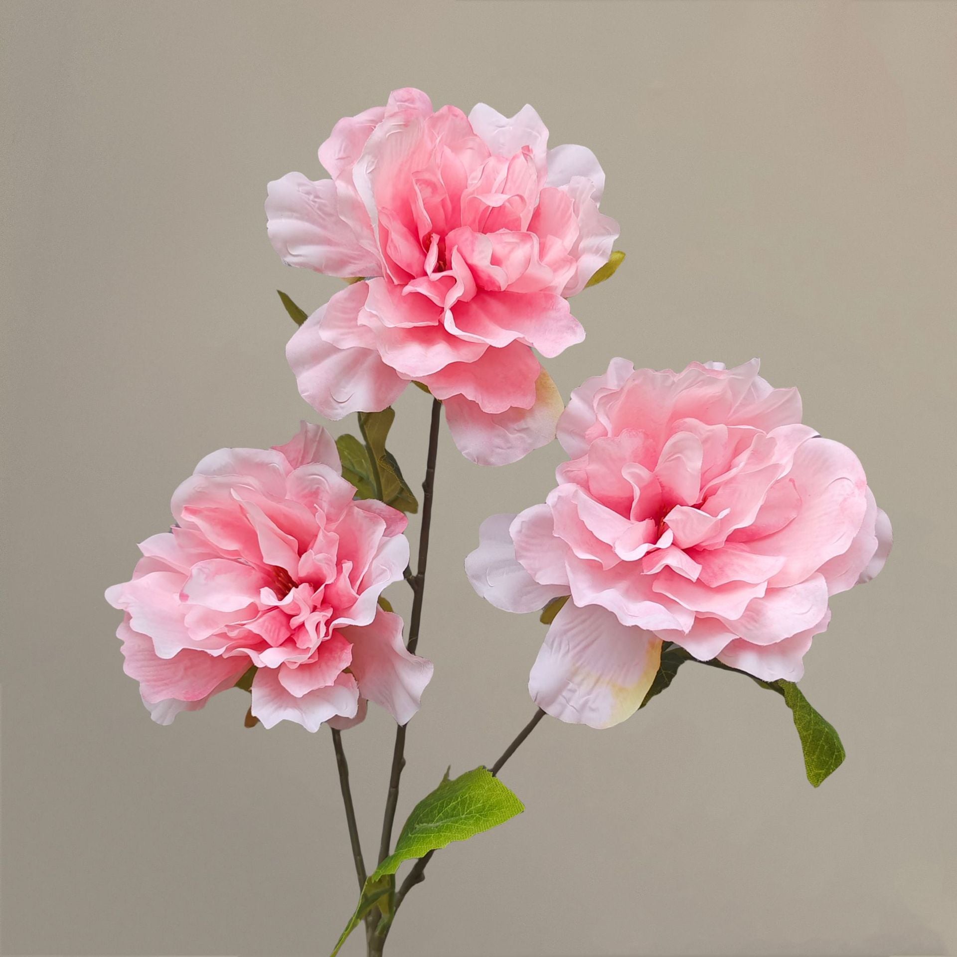 French Style Pink Peony Artificial Flower Stem – 80cm – Luxury Faux Flower