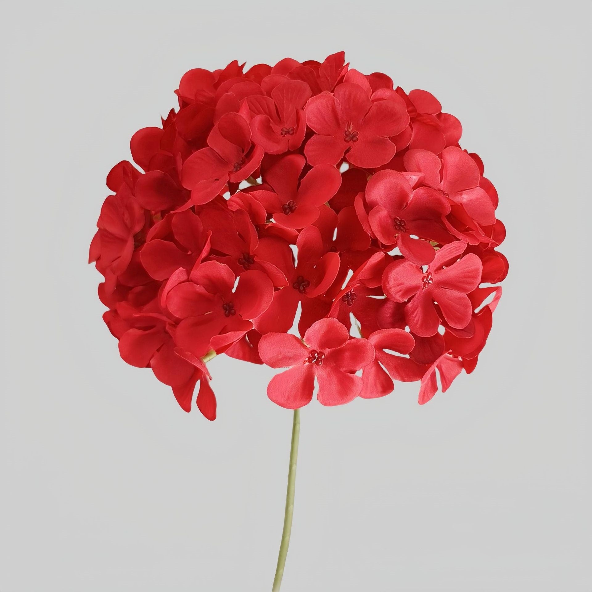 Premium Faux Hydrangea Ball Flowers – Silk Hydrangea Bush Stems for Wedding Arrangements, Event Decor & Floral Installation