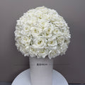 Luxury White Rose Flower Ball 40cm – Wedding Centerpiece Floral Arrangement