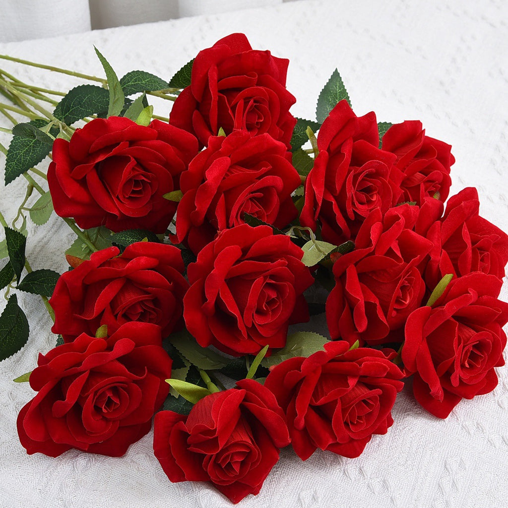 1 pcs Artificial Silk Flowerst Long Stem for Home Wedding Decoration Party