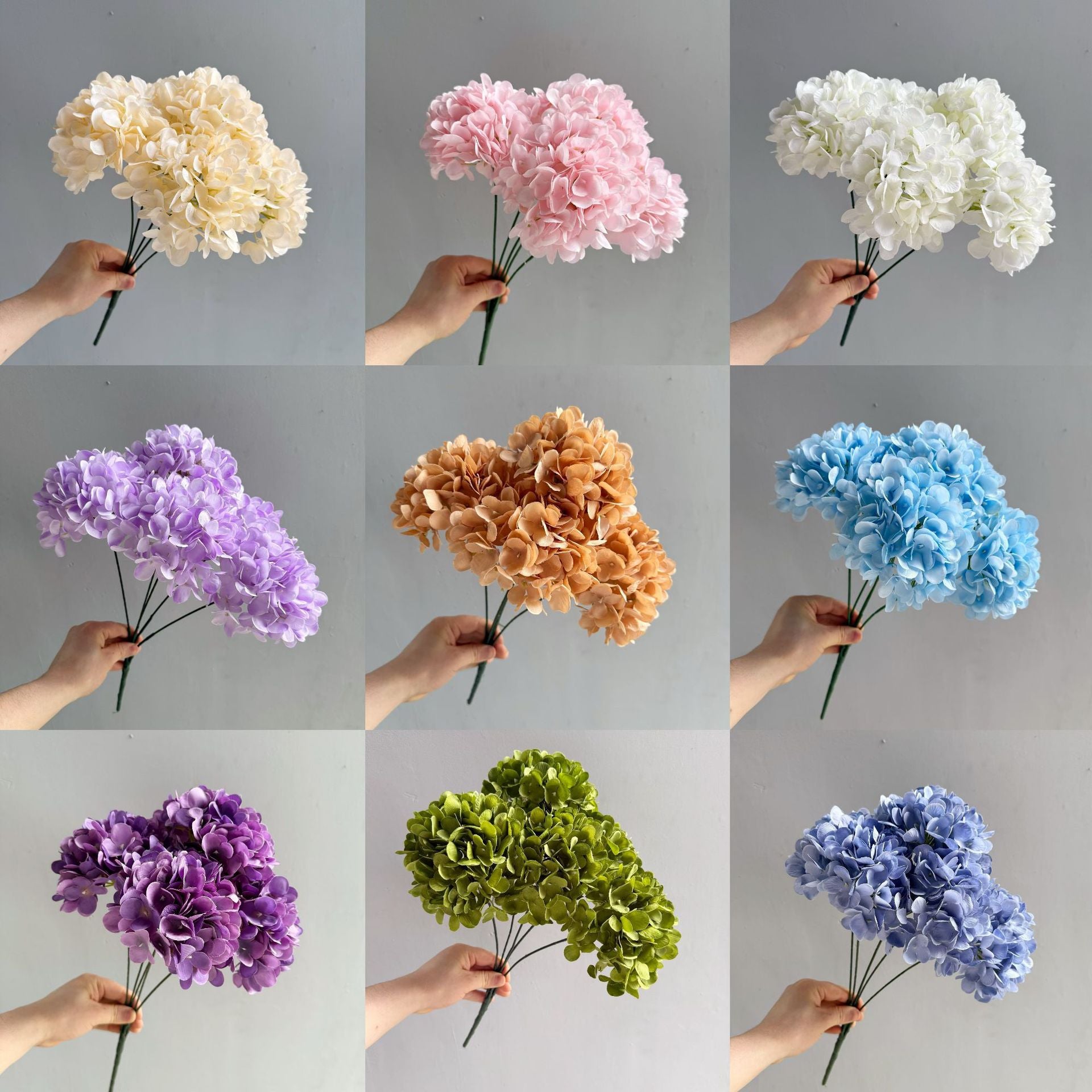 Hydrangea various colors 49CM