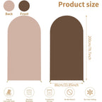 6.6FT Double-Sided Arch Backdrop Cover – 7 Colors – Wedding & Party Decor