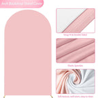 6.6FT Double-Sided Arch Backdrop Cover – 7 Colors – Wedding & Party Decor