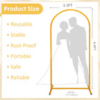 Gold arch stand - product size