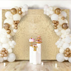Champagne shimmer wall backdrop panel