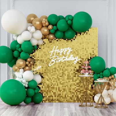 Gold shimmer wall backdrop panel 12x12