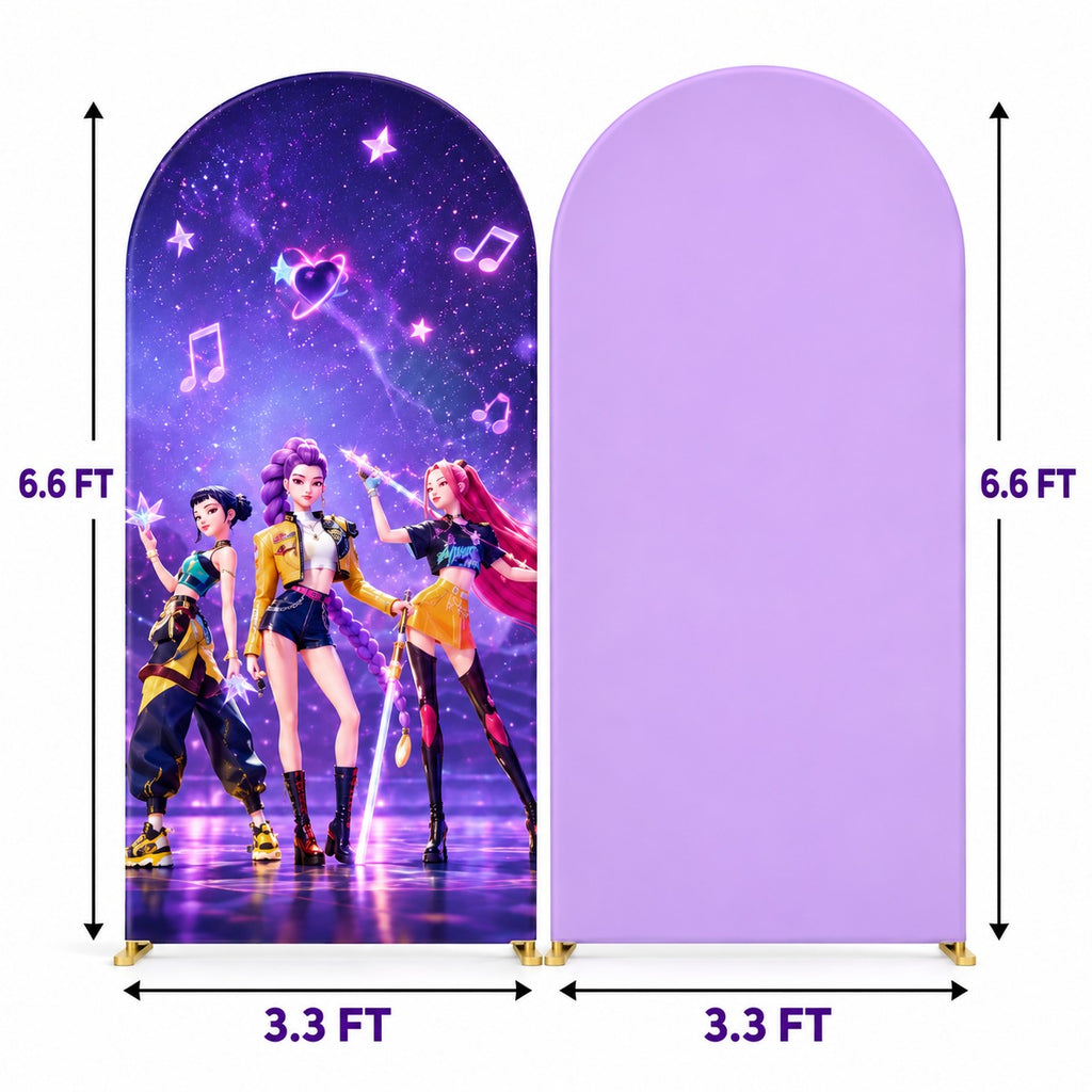 6.6FT KPOP Arch Backdrop Cover – Kids Party Decor