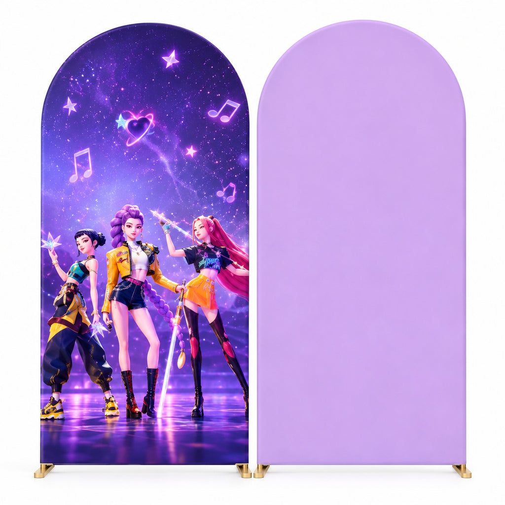 KPOP arch backdrop cover