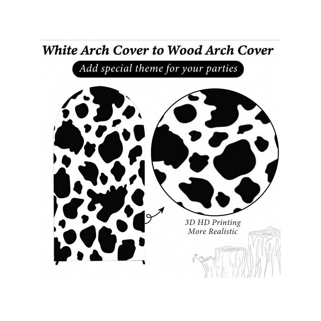 6.6FT Safari Animal Arch Backdrop Cover – 7 Patterns – Jungle & Party Decor
