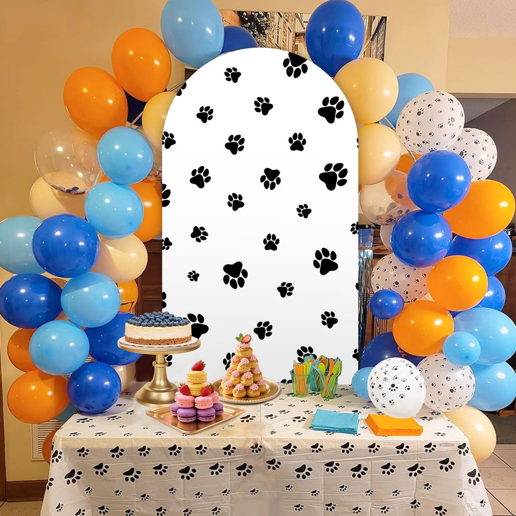 6.6FT Safari Animal Arch Backdrop Cover – 7 Patterns – Jungle & Party Decor