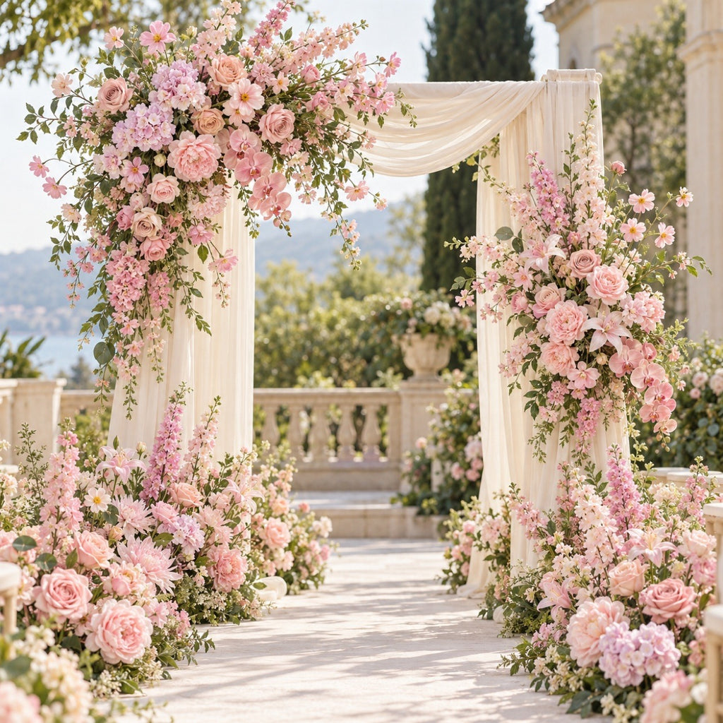 Pink Artificial Flowers – 20 Styles, Realistic Flower Stems for Wedding & Party Decor