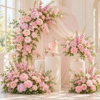 Pink Artificial Flowers – 20 Styles, Realistic Flower Stems for Wedding & Party Decor