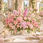 Pink Artificial Flowers – 20 Styles, Realistic Flower Stems for Wedding & Party Decor
