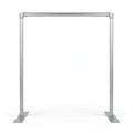 7.5FT Square Backdrop Stand Frame & Pillowcase Cover – Aluminum Photo Booth Background for Wedding, Birthday & Party Decor